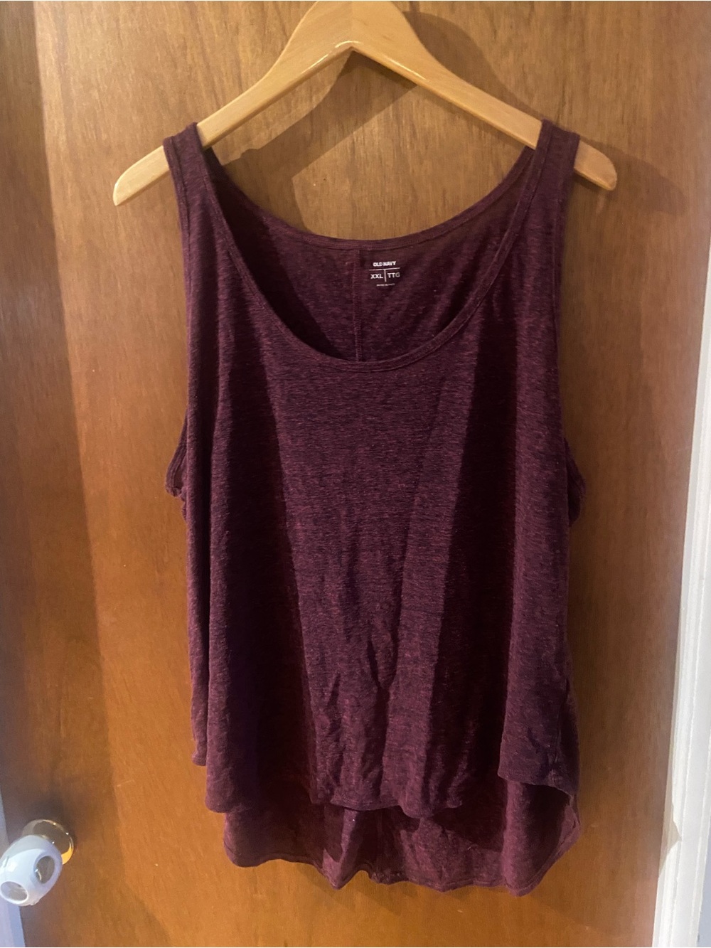 Old Navy Women's Plum Red Tank Top Size XXL